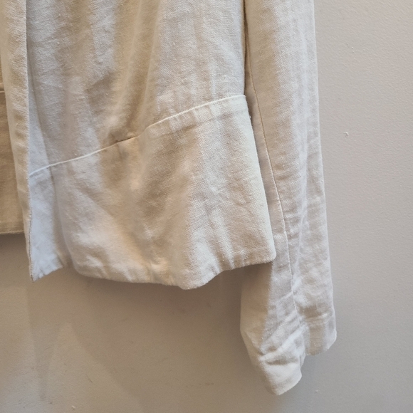 Old Navy - Linen Blend Neutral Blazer - Flax Colour  - Size S - Picture 5 of 11